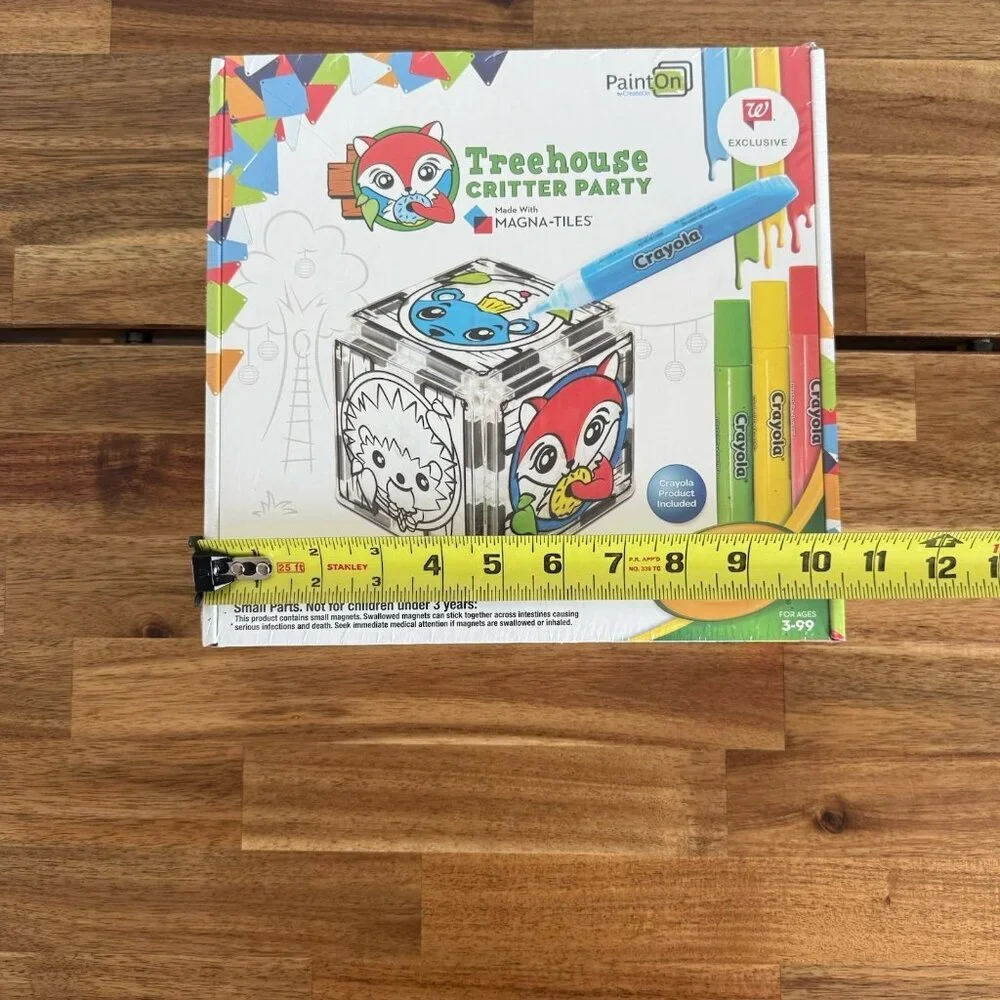 Treehouse Critter Party Made With Magna-Tiles‎ PaintOn Ages 3-99 Crayola READ